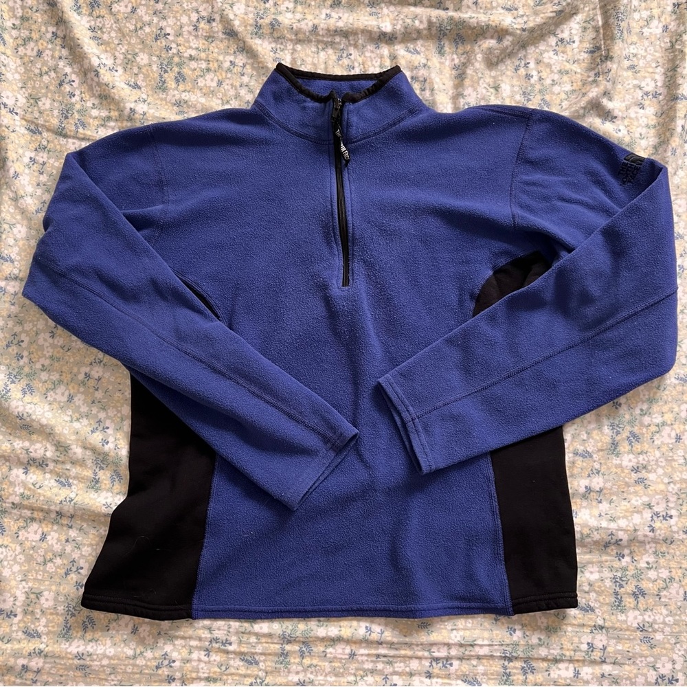 Vintage North Face Quarter Zip Pullover Sweater Large
